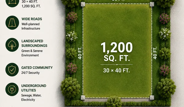 Bulwark Highgrove 30x40 Plot Layout